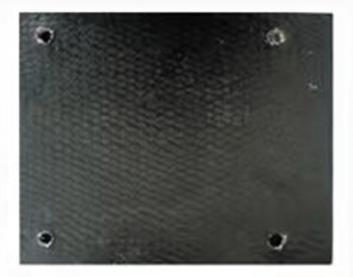 Non-asbestos-based woven type, containing copper wire, rubber, and molded brake pads