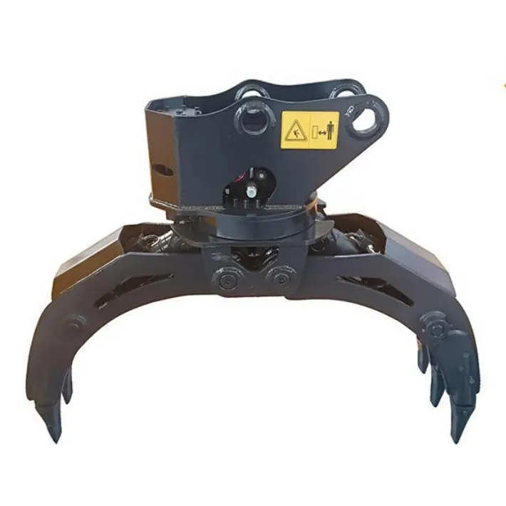 Excavator Mounted Hydraulic Log Grapple