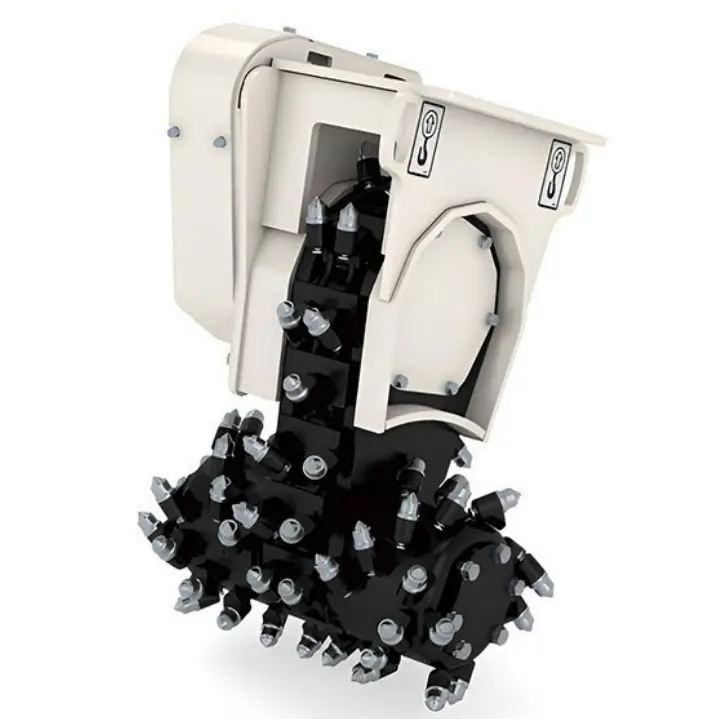 Mini Excavator Mounted Hydraulic Drum Cutter (Wall Scraper)