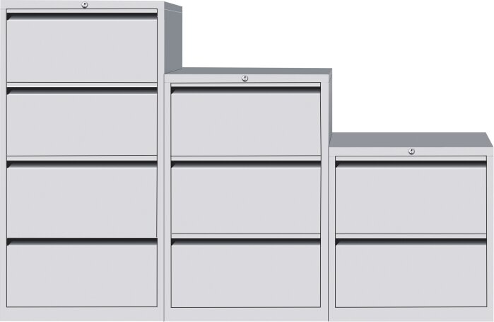 2 /3/4 drawers Lateral filing cabinet  W900*D450*H725mm/0.084m³/36kgs   W900*D450*H1025mm/0.117m³/49kgs  W900*D450*H1325mm/0.151m³/62kgs