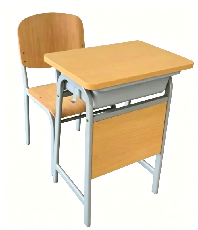 Desk: L600*W500*H750mm;  Chair:  W400*D440*H450mm/ back H760mm  0.068m³  15kgs