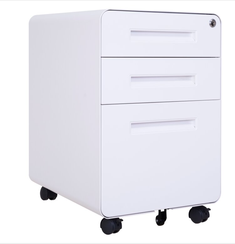 3 Drawers Mobile Pedestal/Assembled  W400*D500*H600mm  0.180m³  20kgs