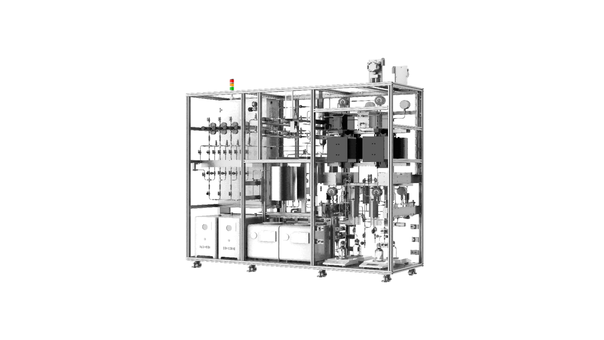 Four-Tube Original Particle Size Activity Test Unit for Methanol Synthesis Catalysts