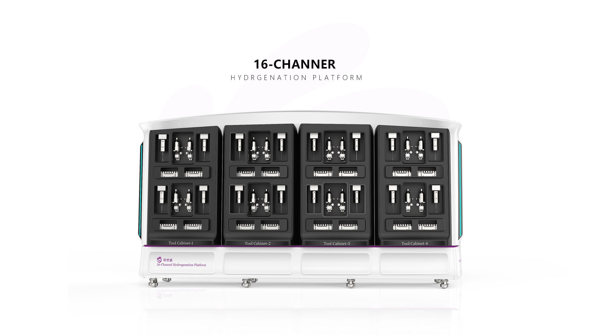 16-Channel Catalyst Evaluation Device (Gas-Liquid-Solid)