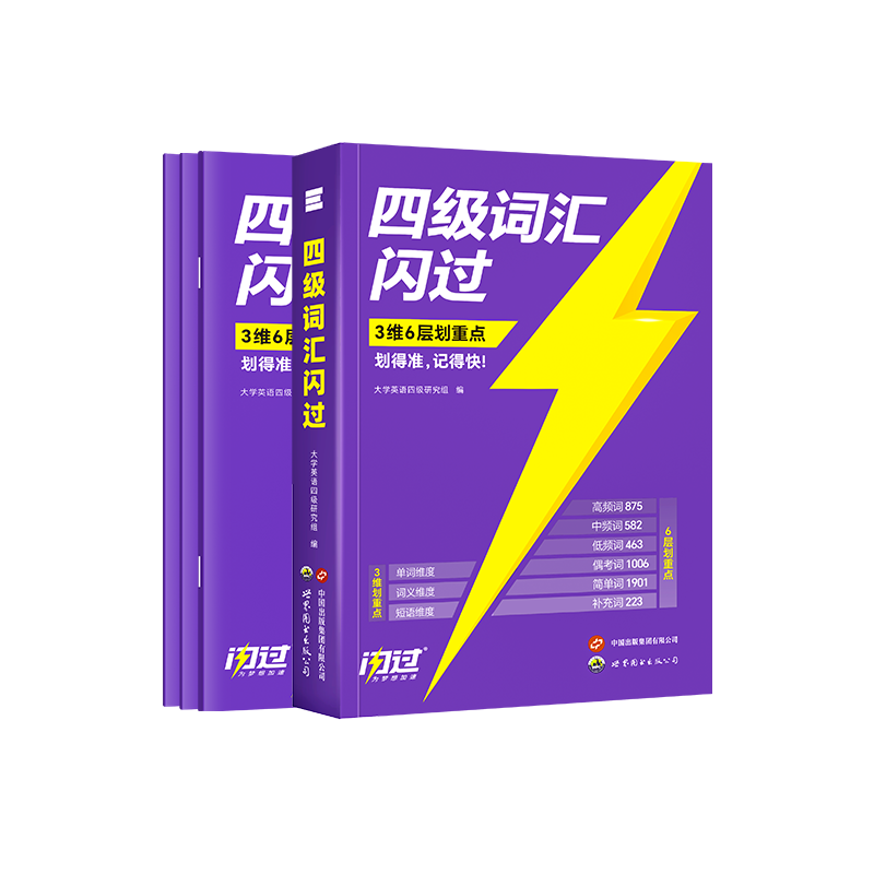 四级词汇闪过