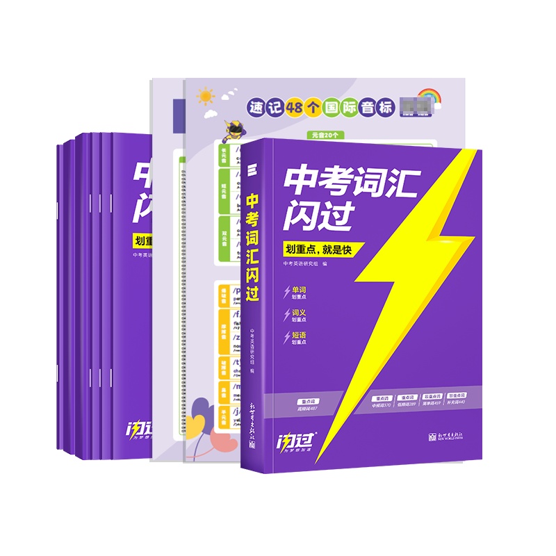 中考词汇闪过
