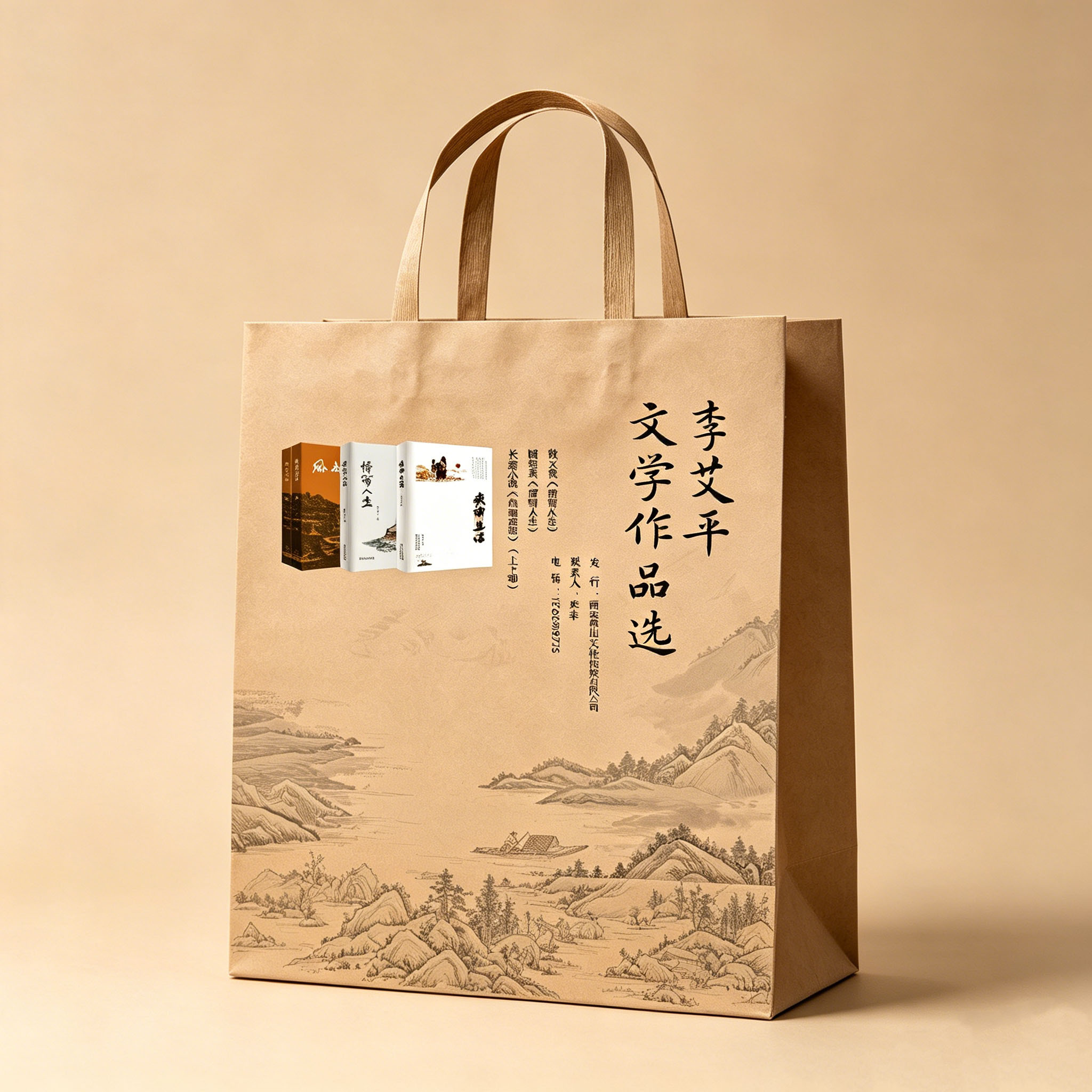 文学作品选集手提袋
