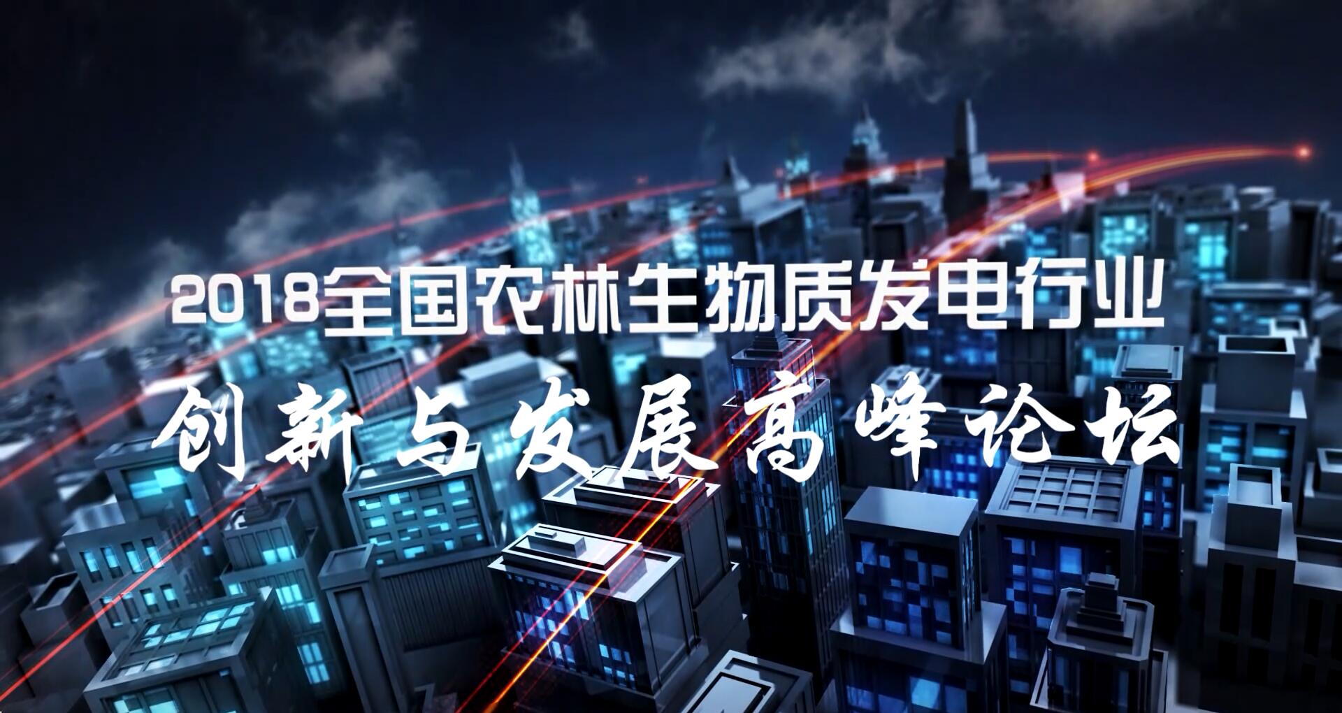 2018全国农林生物质发电行业创新与发展高峰论坛