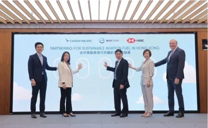 HSBC, Cathay Pacific And EcoCeres Partner For Major SAF Initiative In Hong Kong