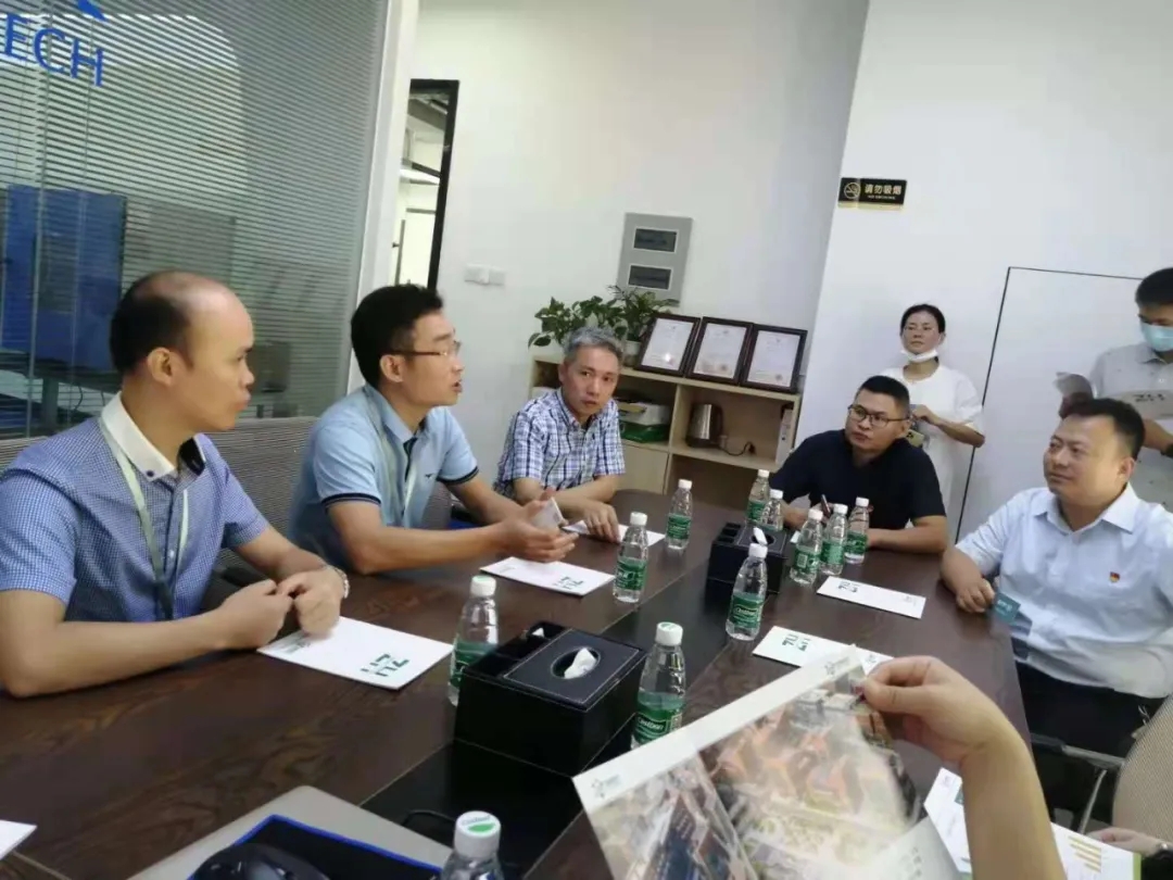 泉州市鲤城高新区党工委书记一行参观来访