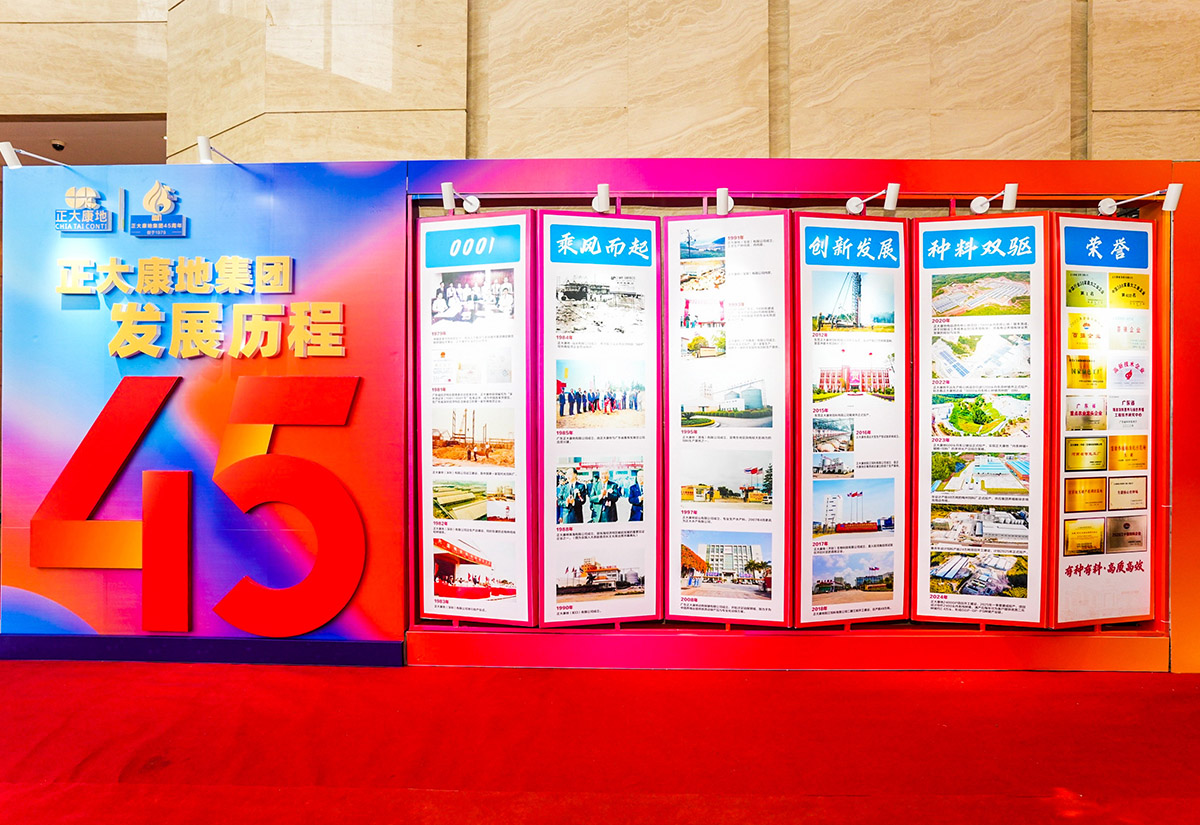 一张长图看正大康地45周年发展历程