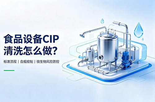 食品厂CIP清洗全流程，一步都不能省