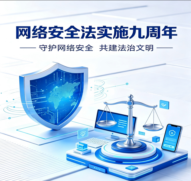 守护网络安全 共享数字文明热烈庆祝《网络安全法》实施九周年