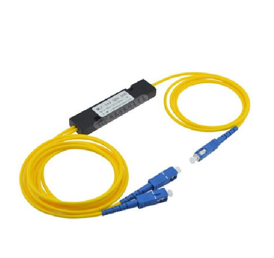 分光器 1分2 SC光纤分路器 光分路器FBT一分二尾