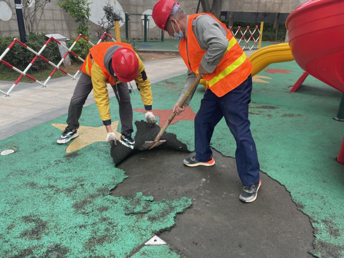 小区塑胶地面改造工程