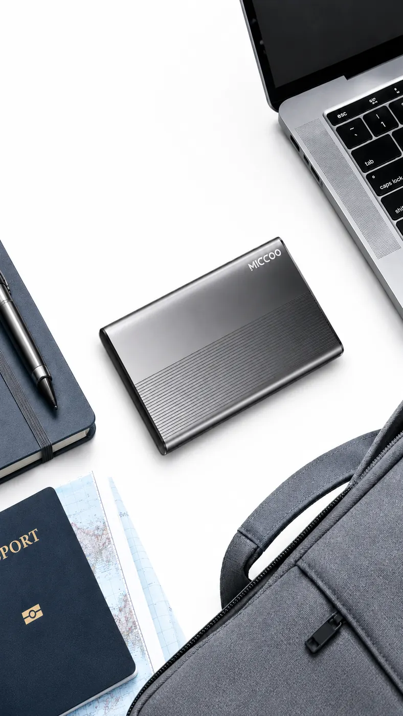 MICCOO portable storage for work home study and travel