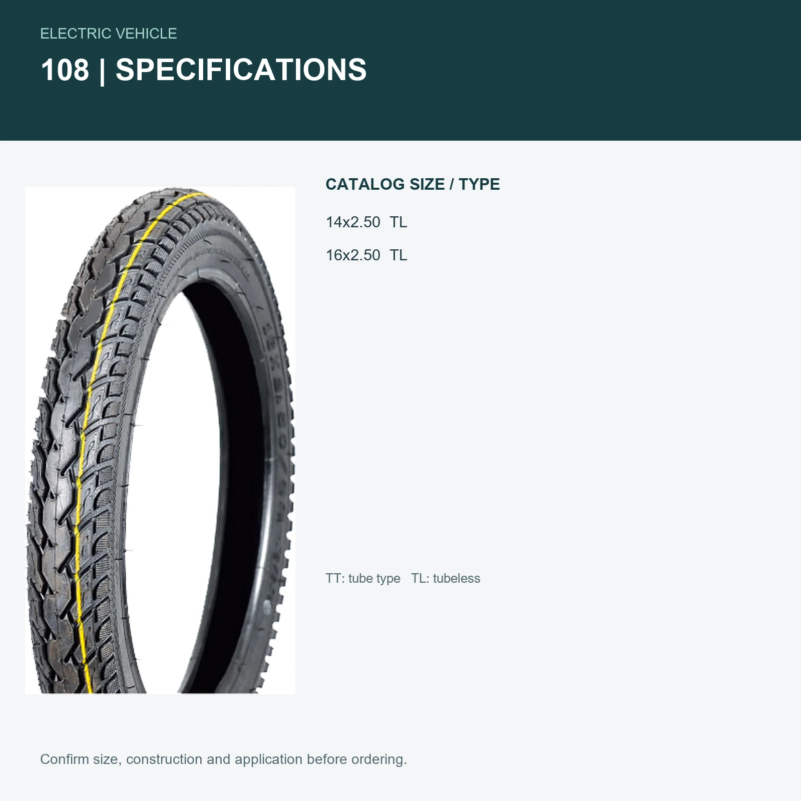 108 specifications