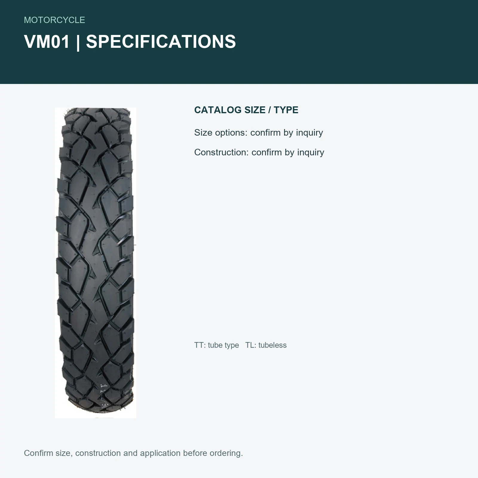 VM01 specifications