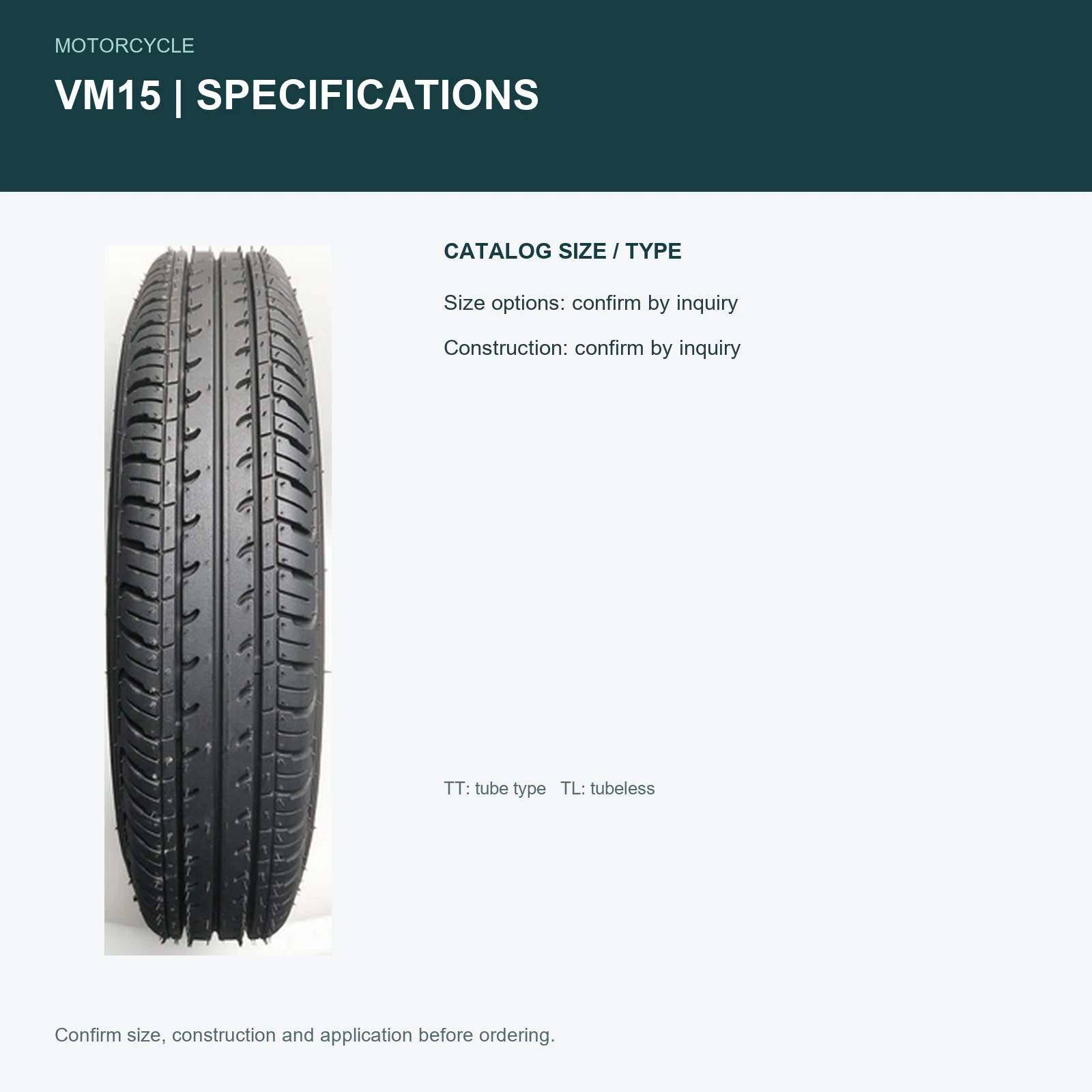 VM15 specifications