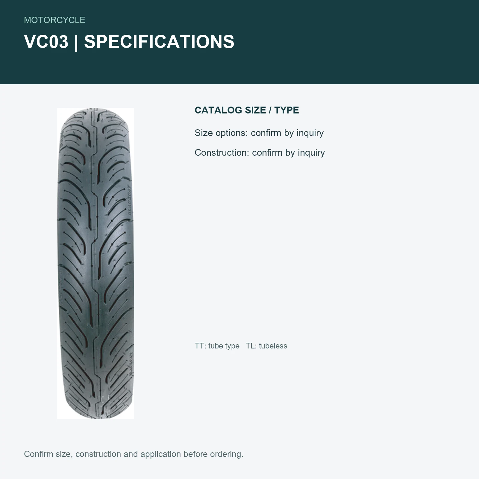 VC03 specifications