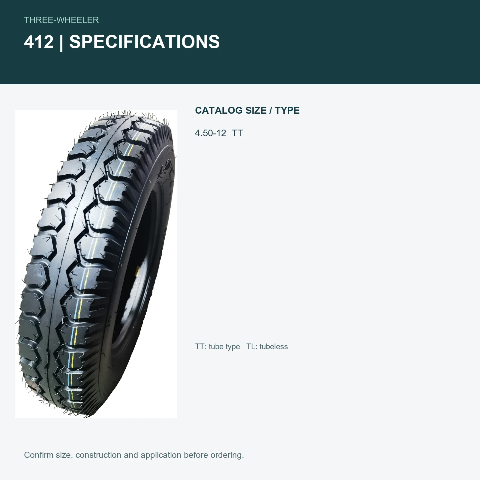 412 specifications