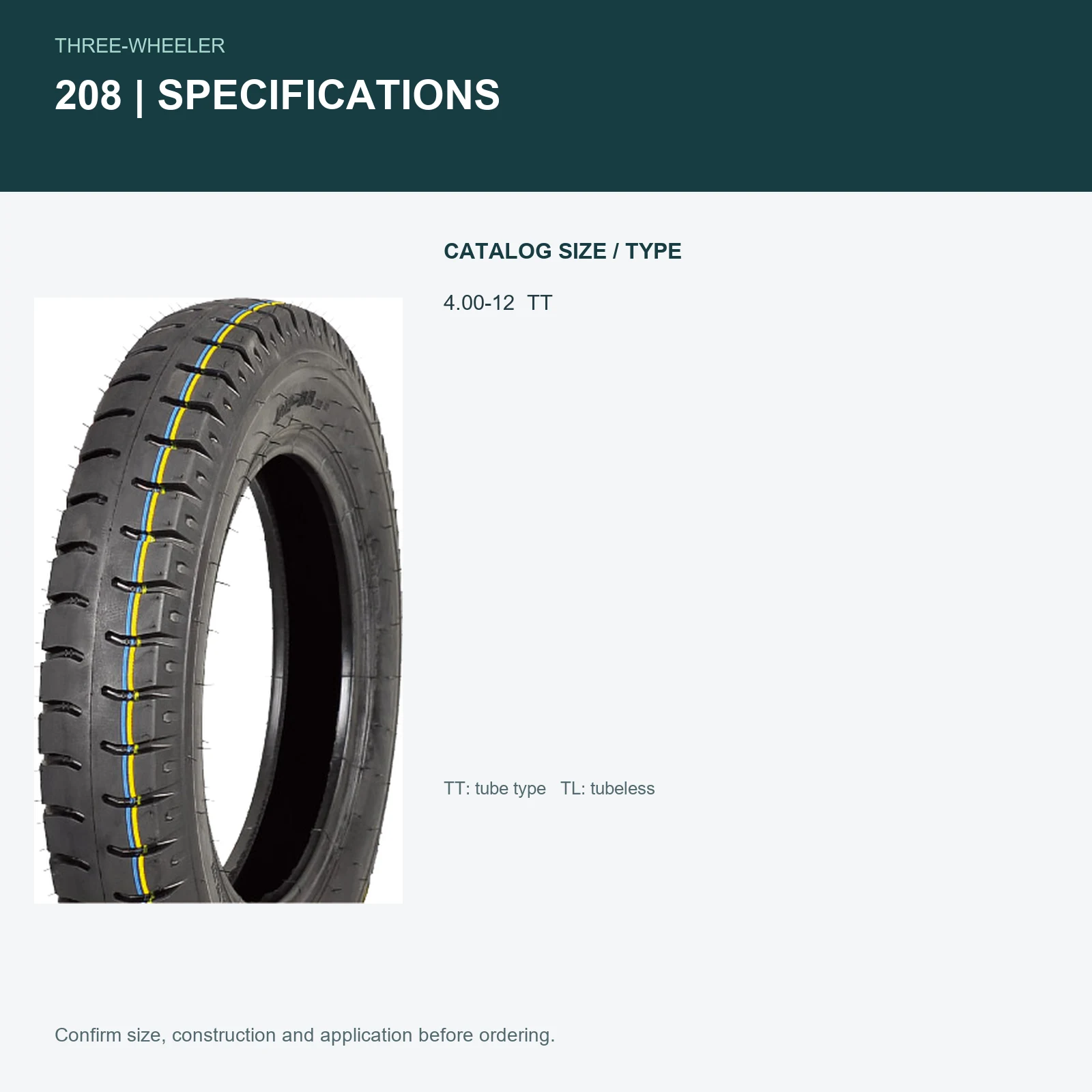 208 specifications