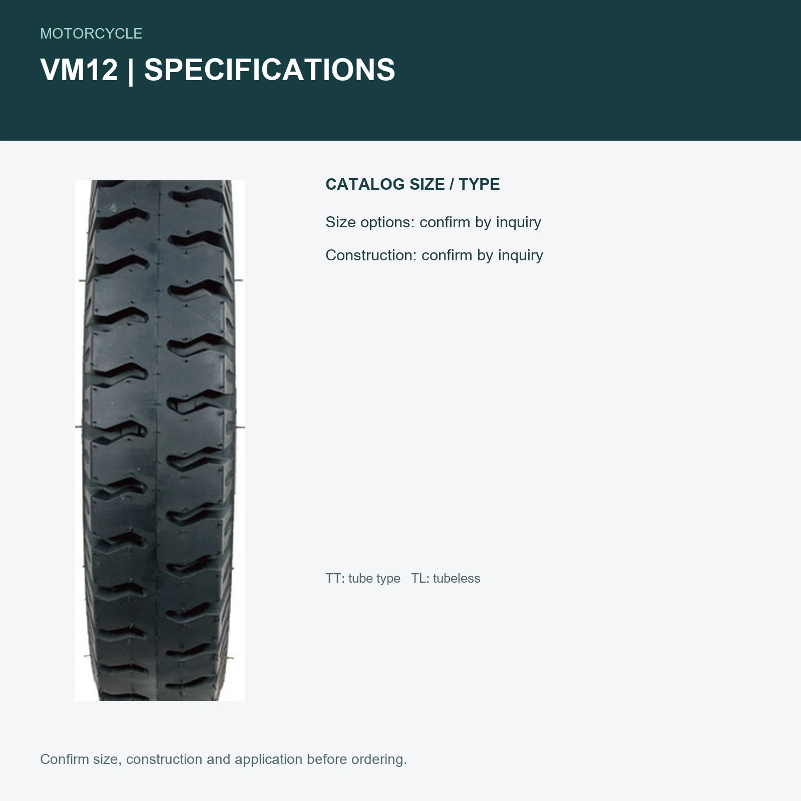VM12 specifications