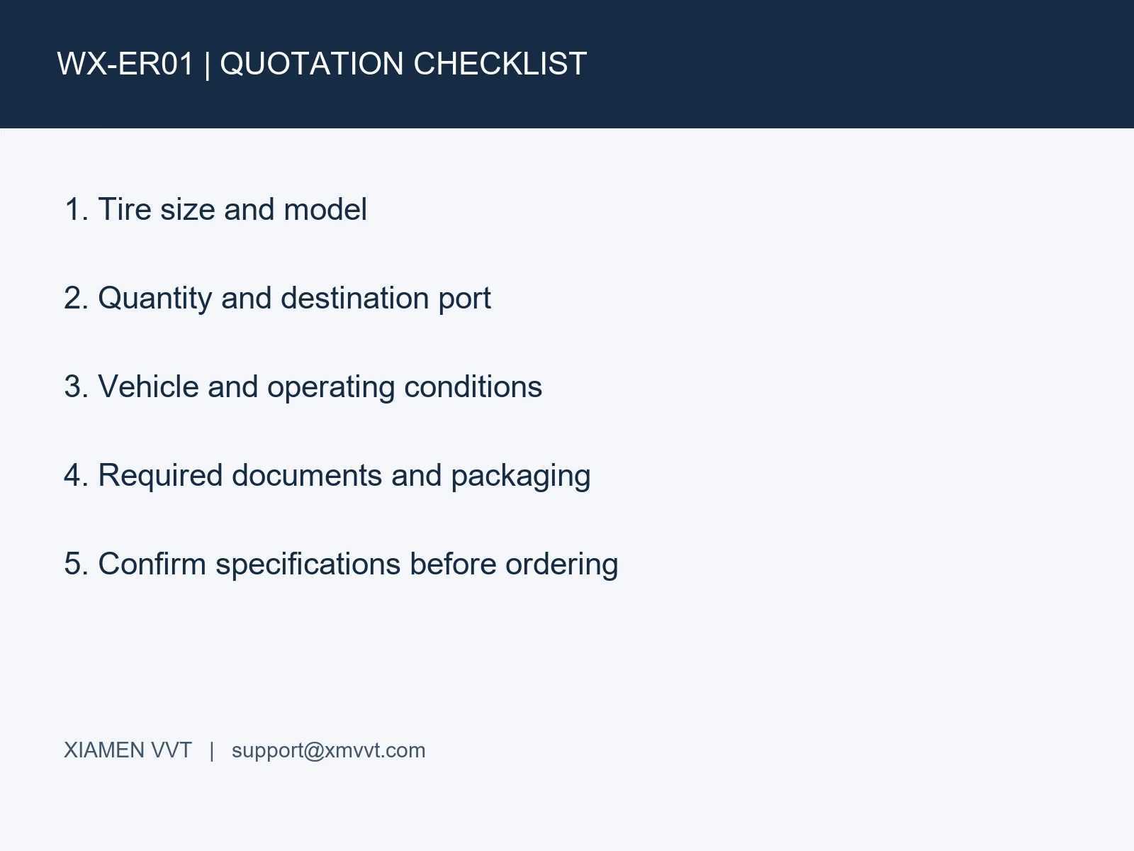 WX-ER01 ordering guide