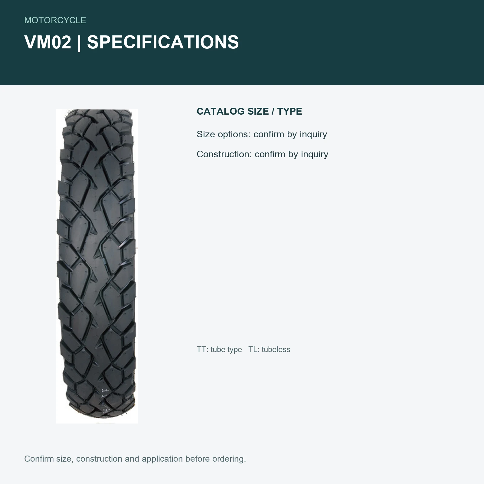 VM02 specifications
