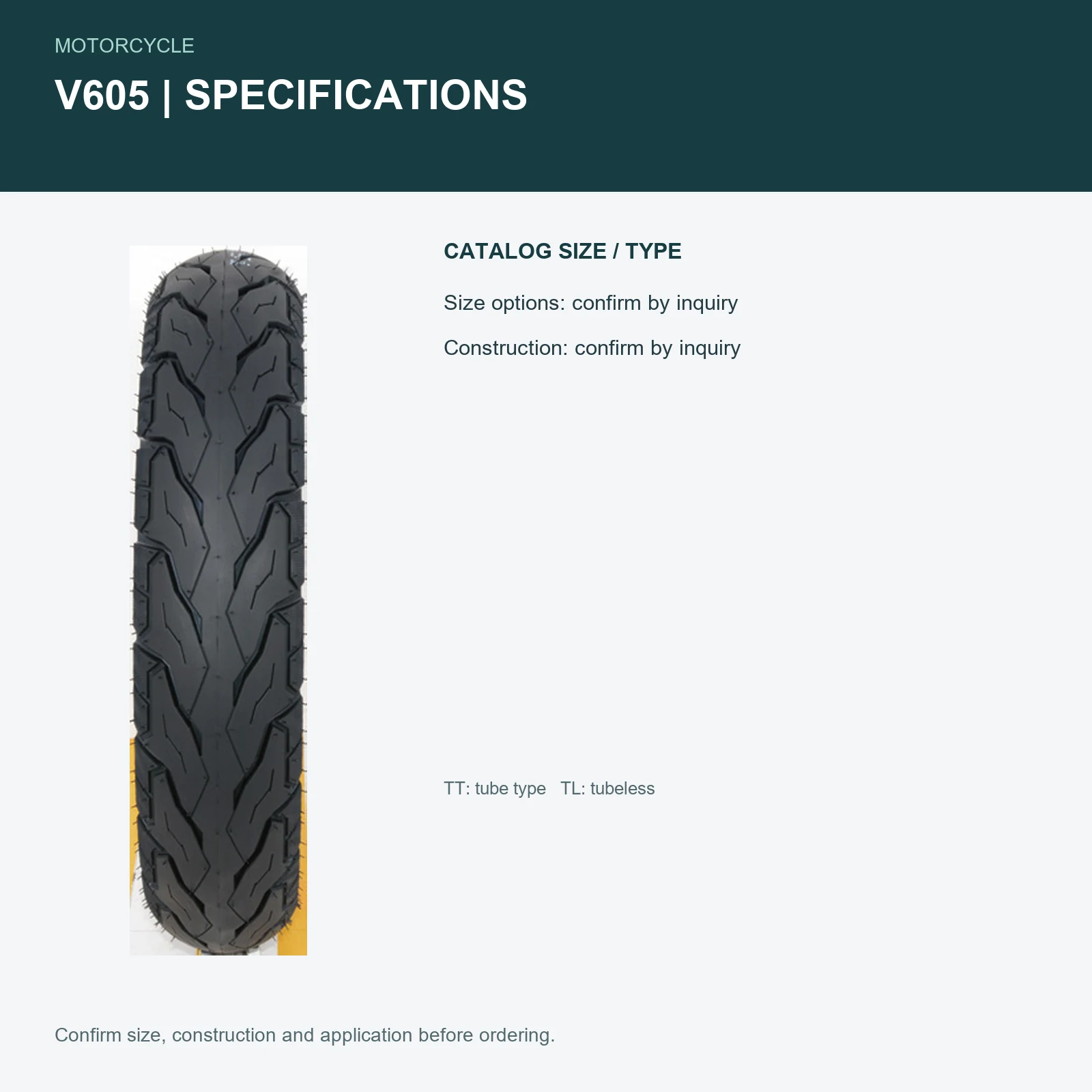 V605 specifications