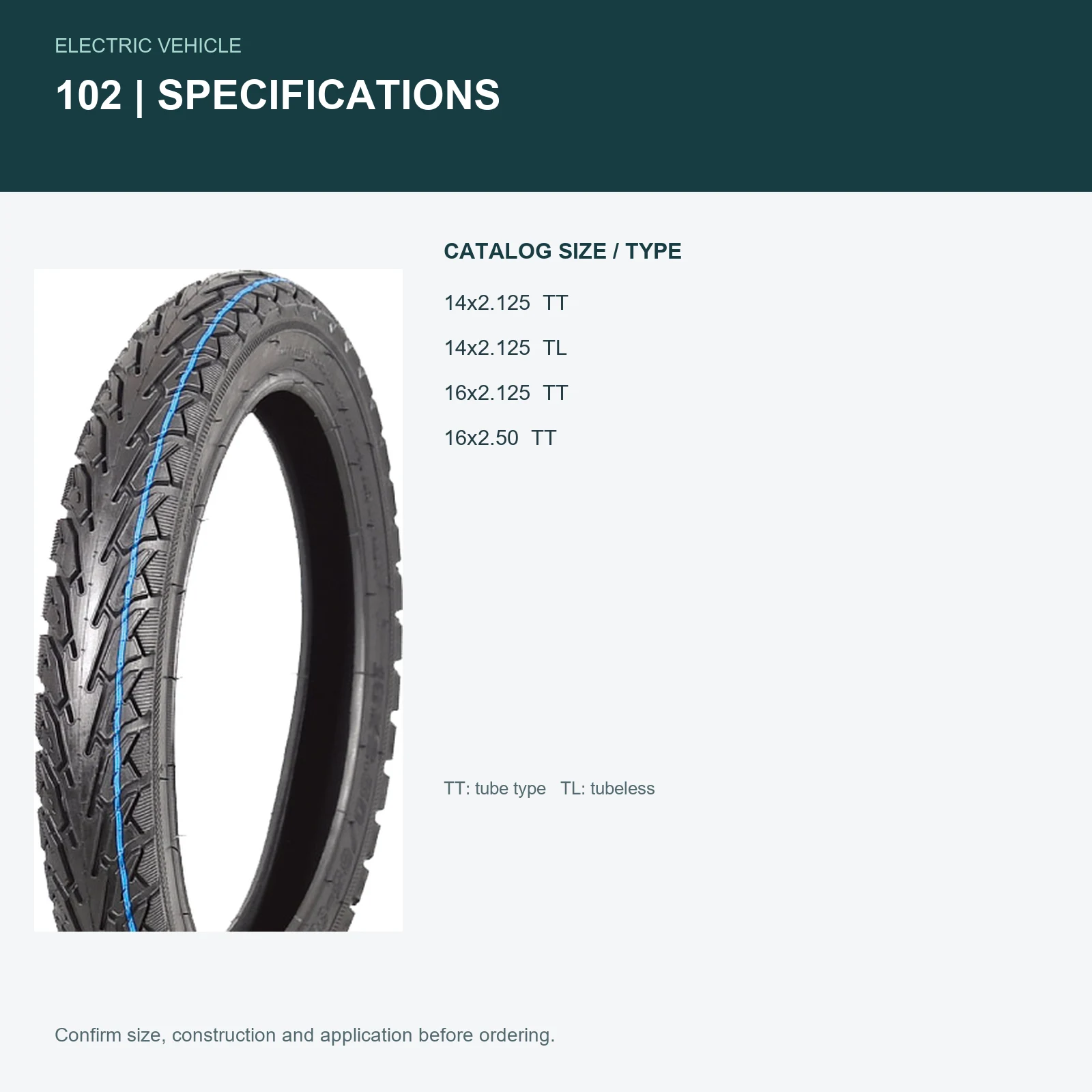 102 specifications