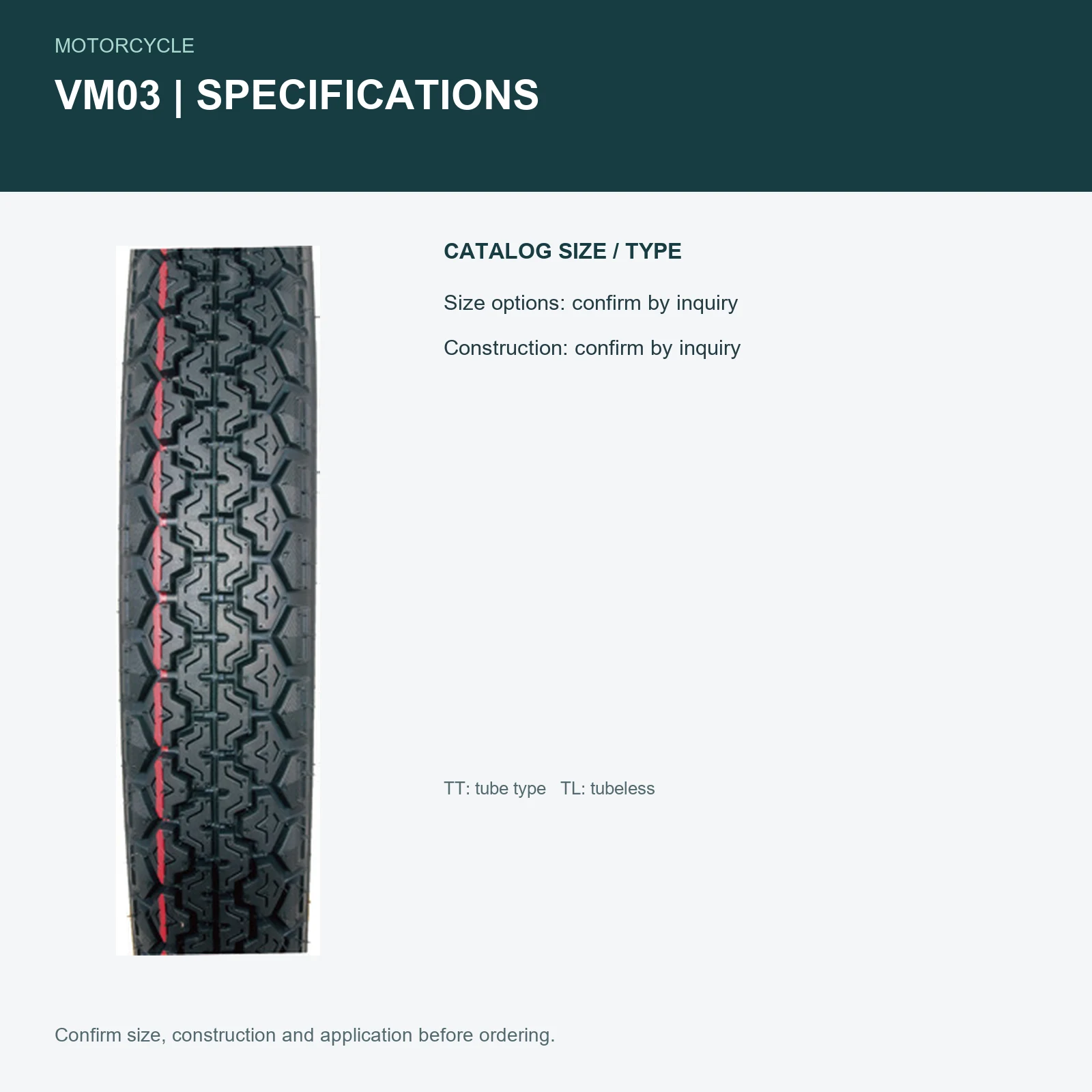 VM03 specifications