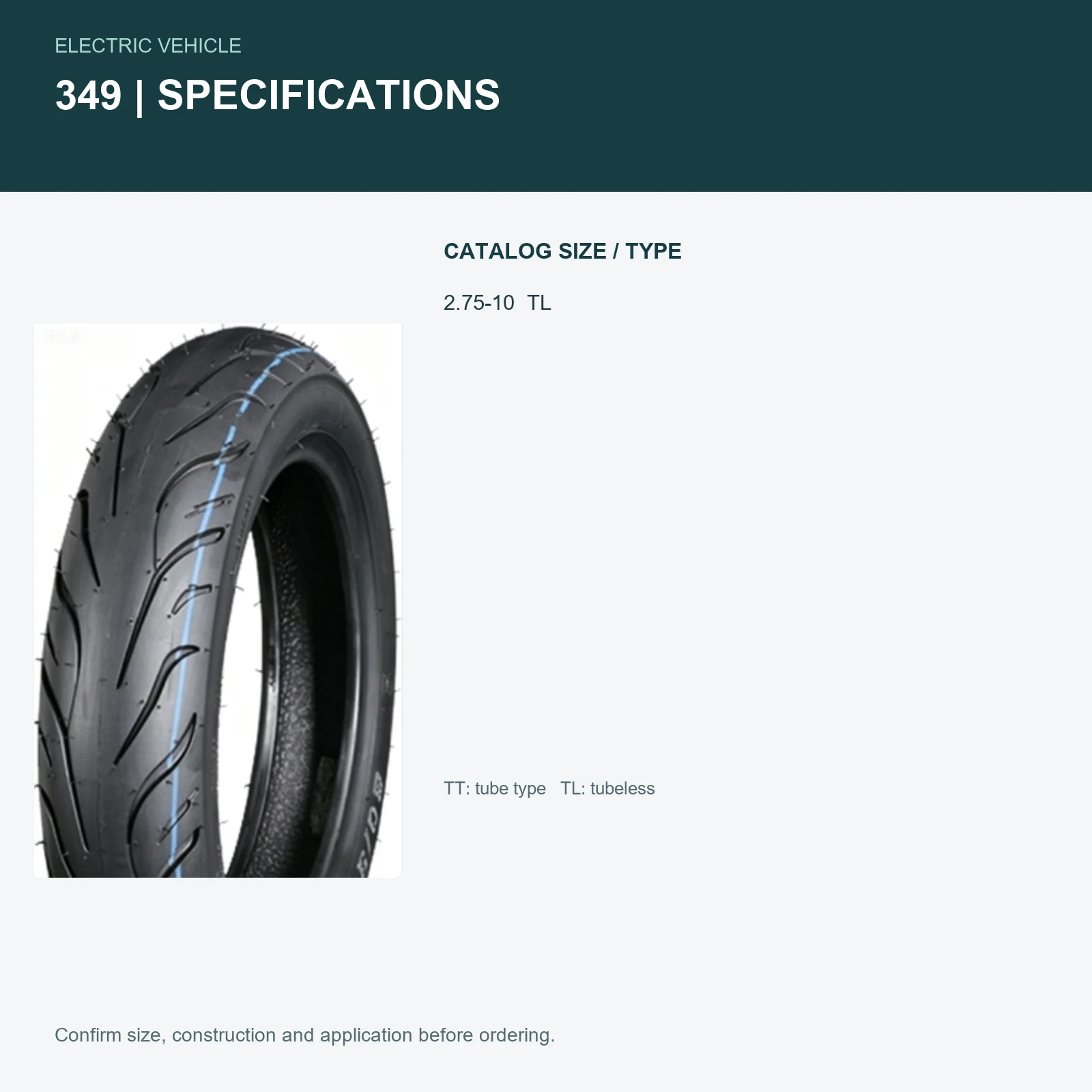 349 specifications