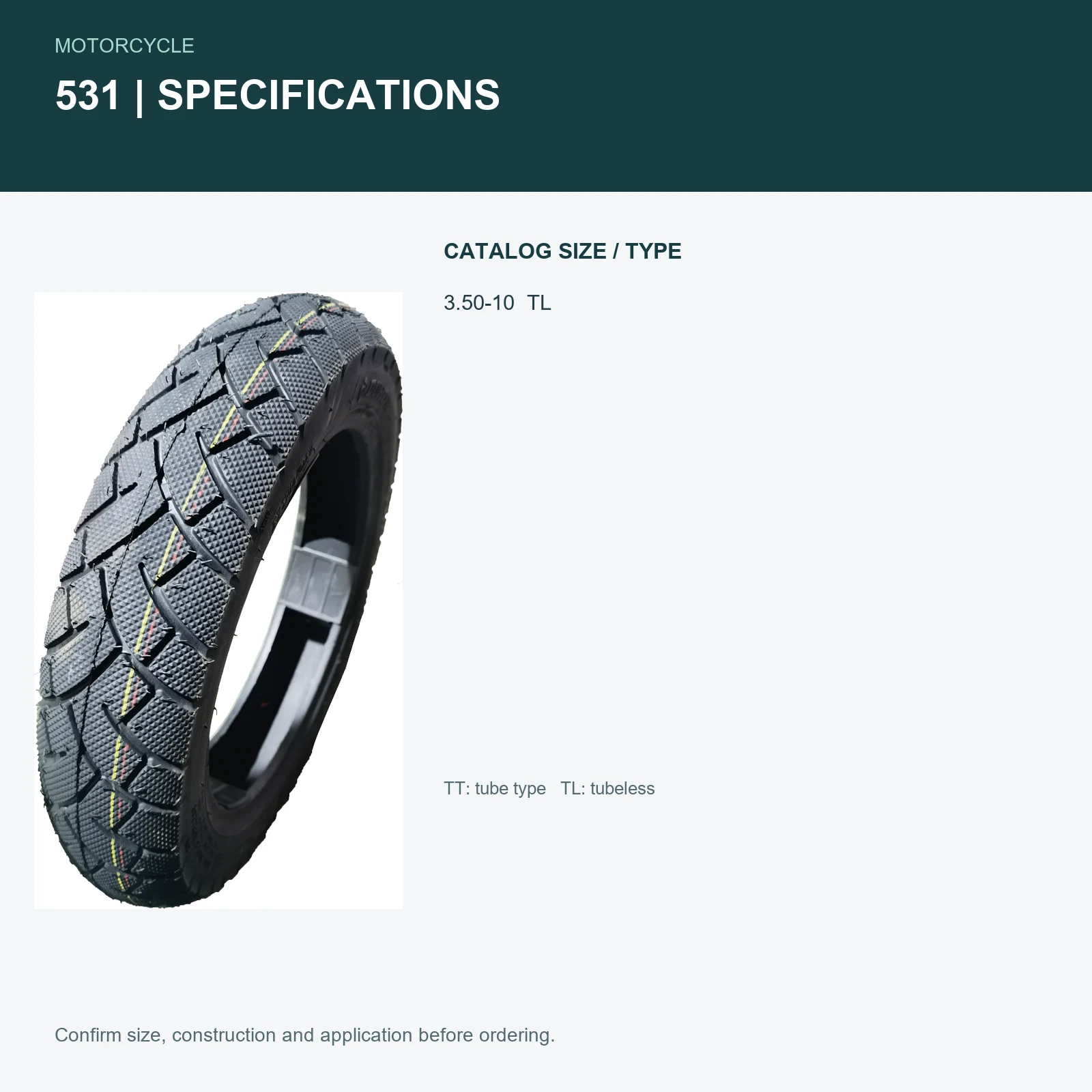 531 specifications