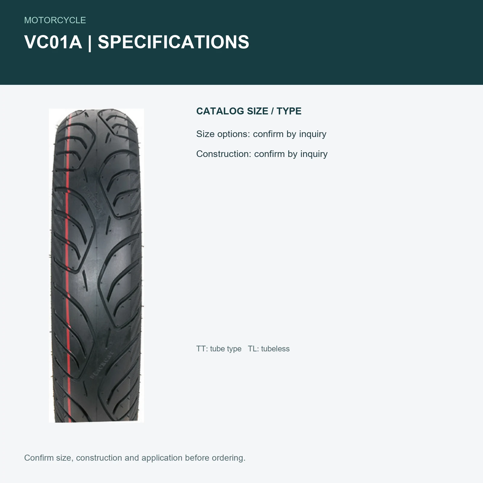 VC01A specifications