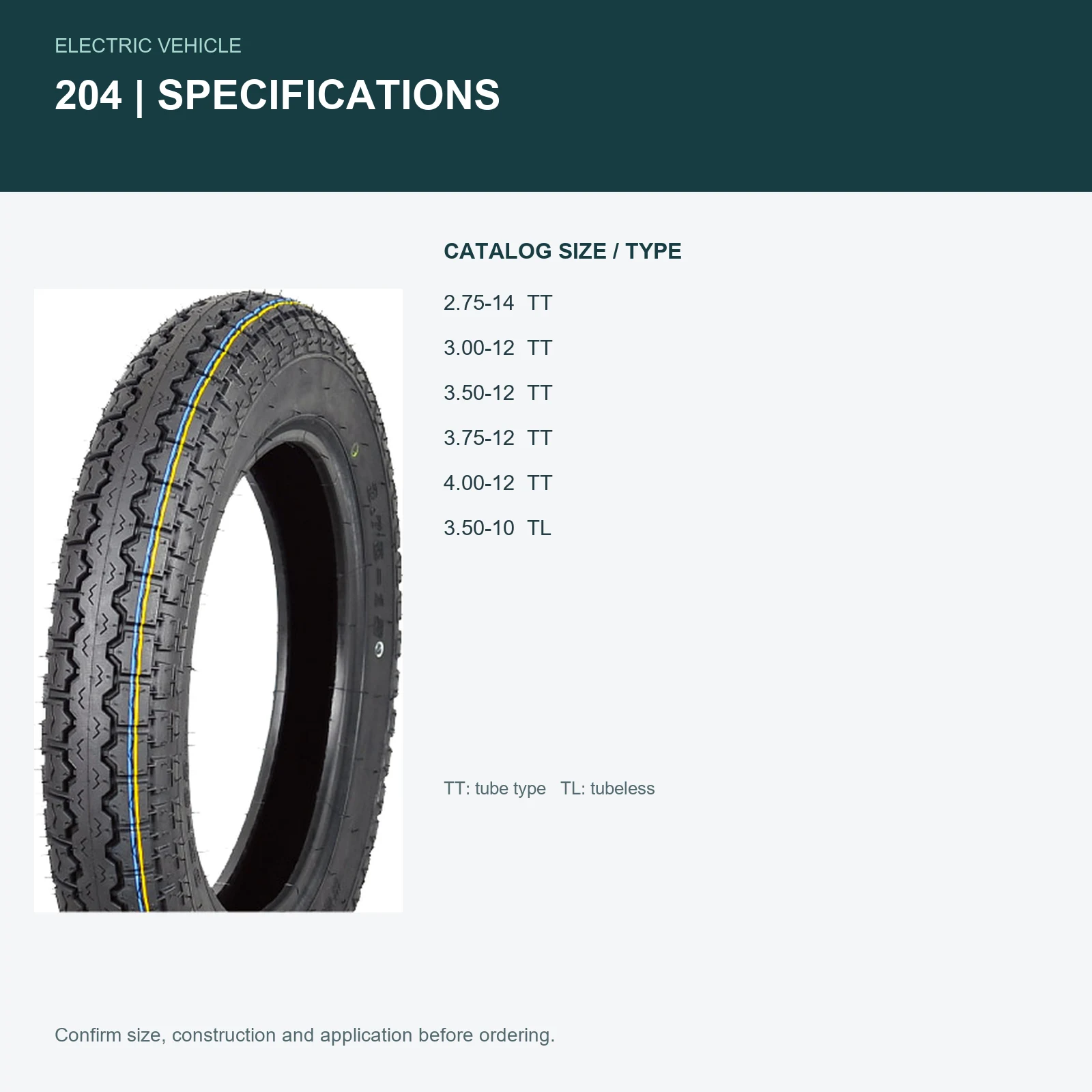 204 specifications