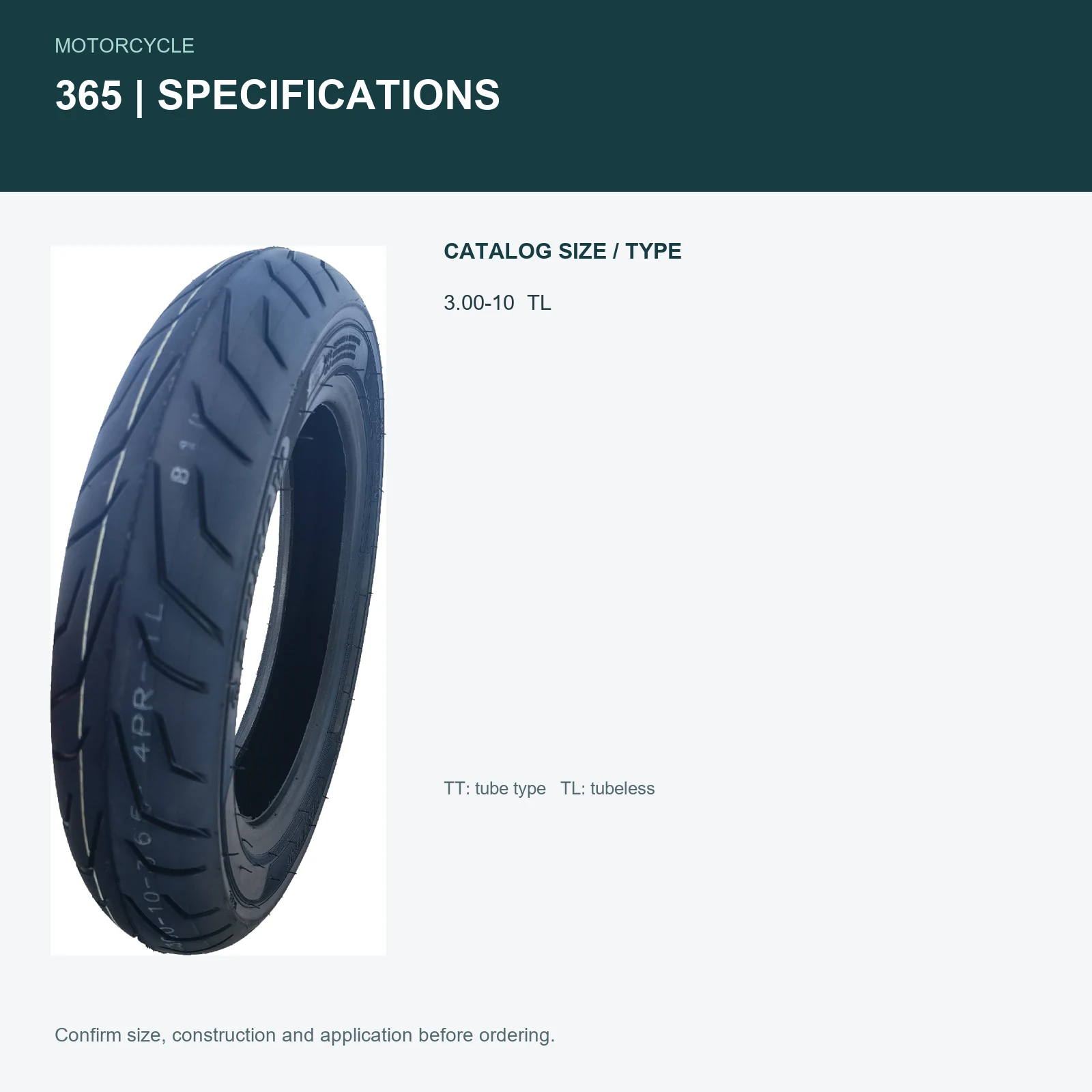 365 specifications