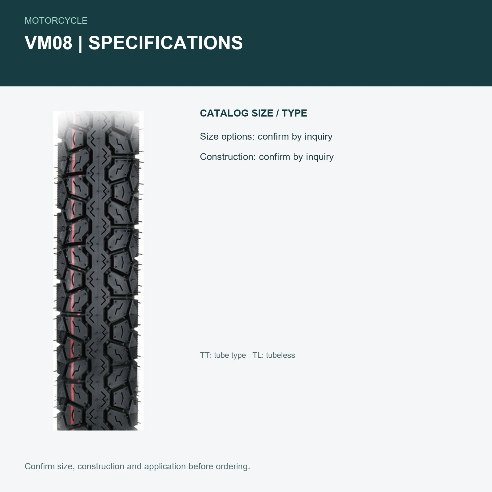 VM08 specifications