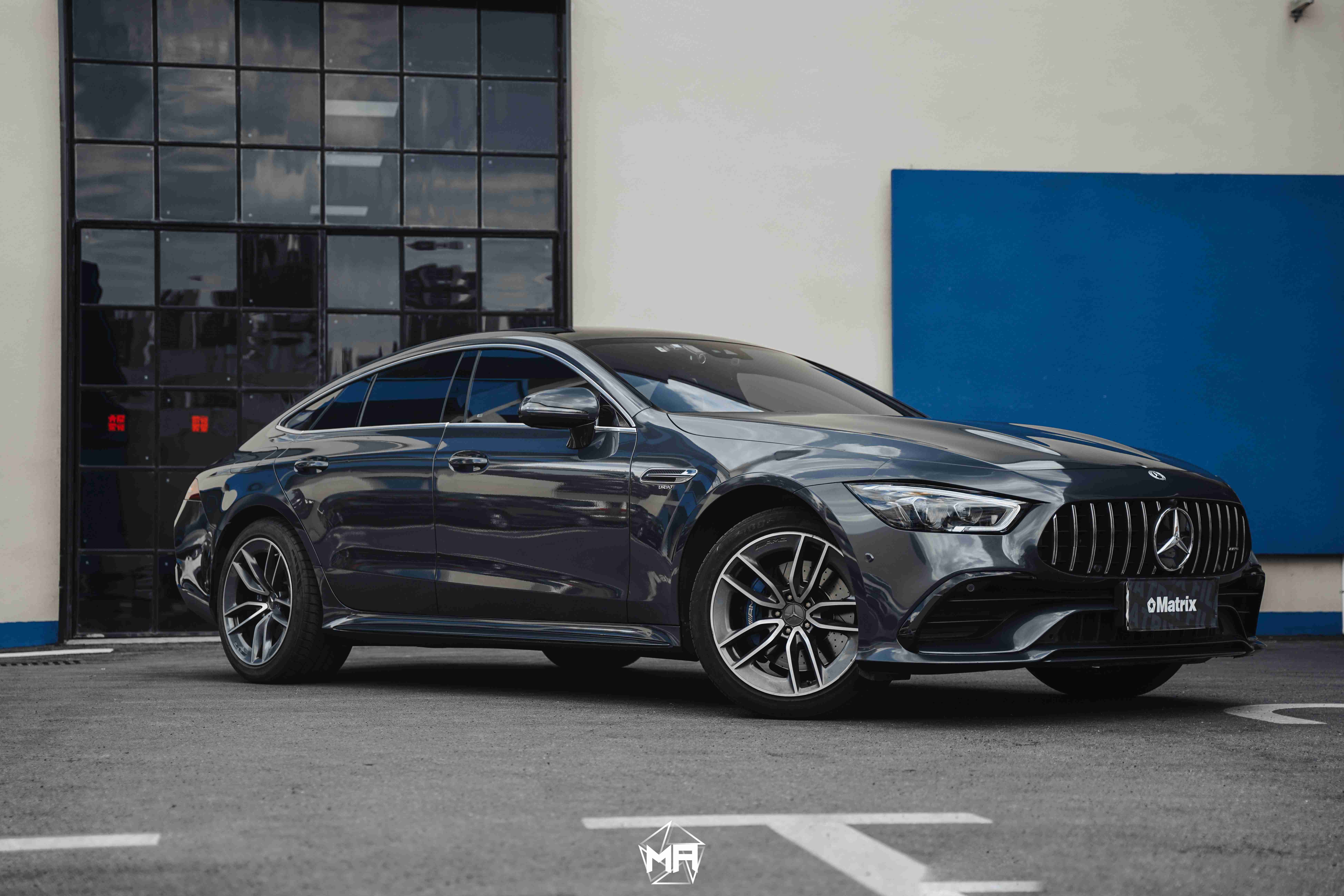 MY035 M-曼哈顿灰 PET Audi Manhattan Grey 奔驰 AMG GT50