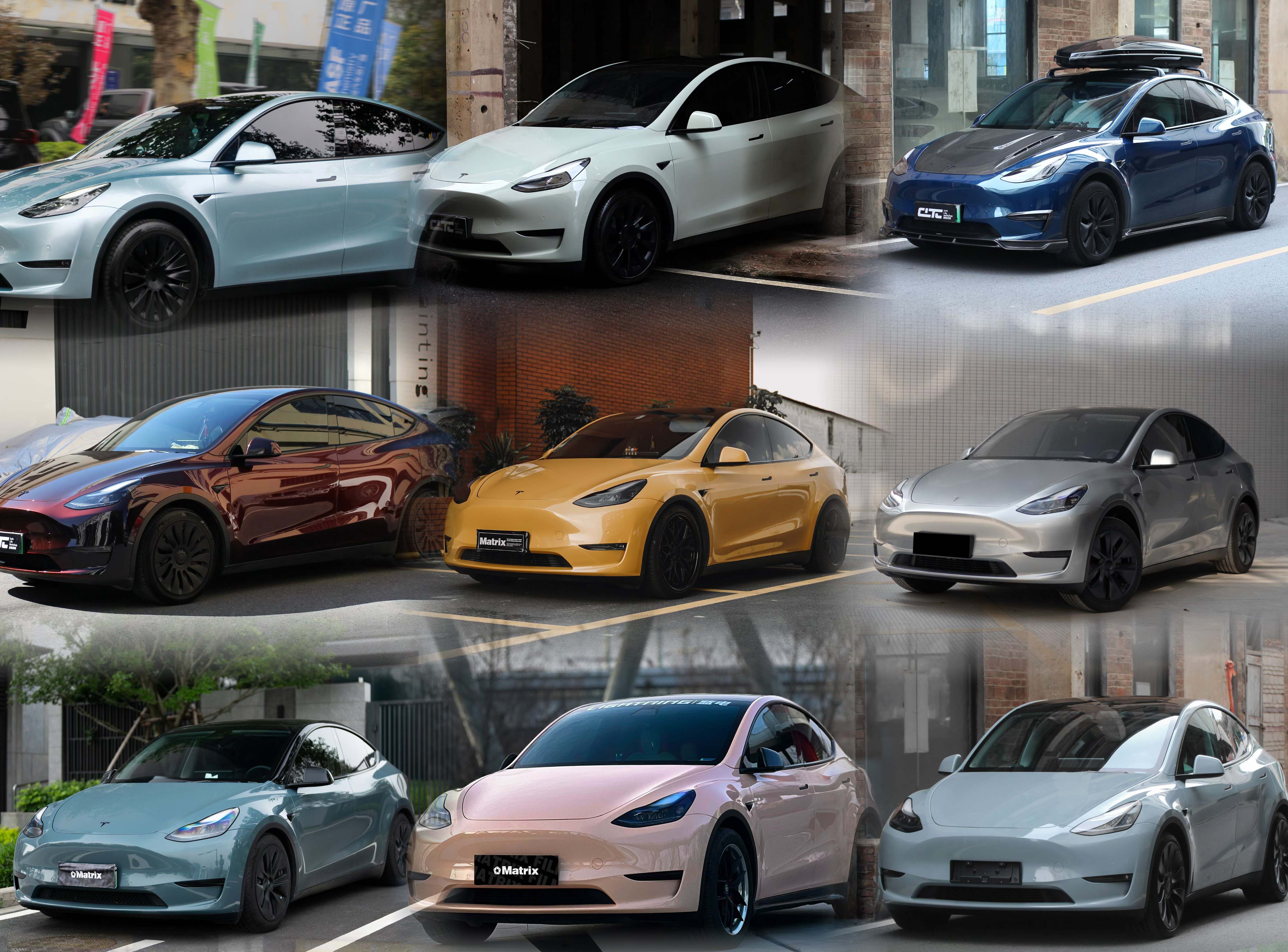 地表最全特斯拉ModelY配色推荐来啦！