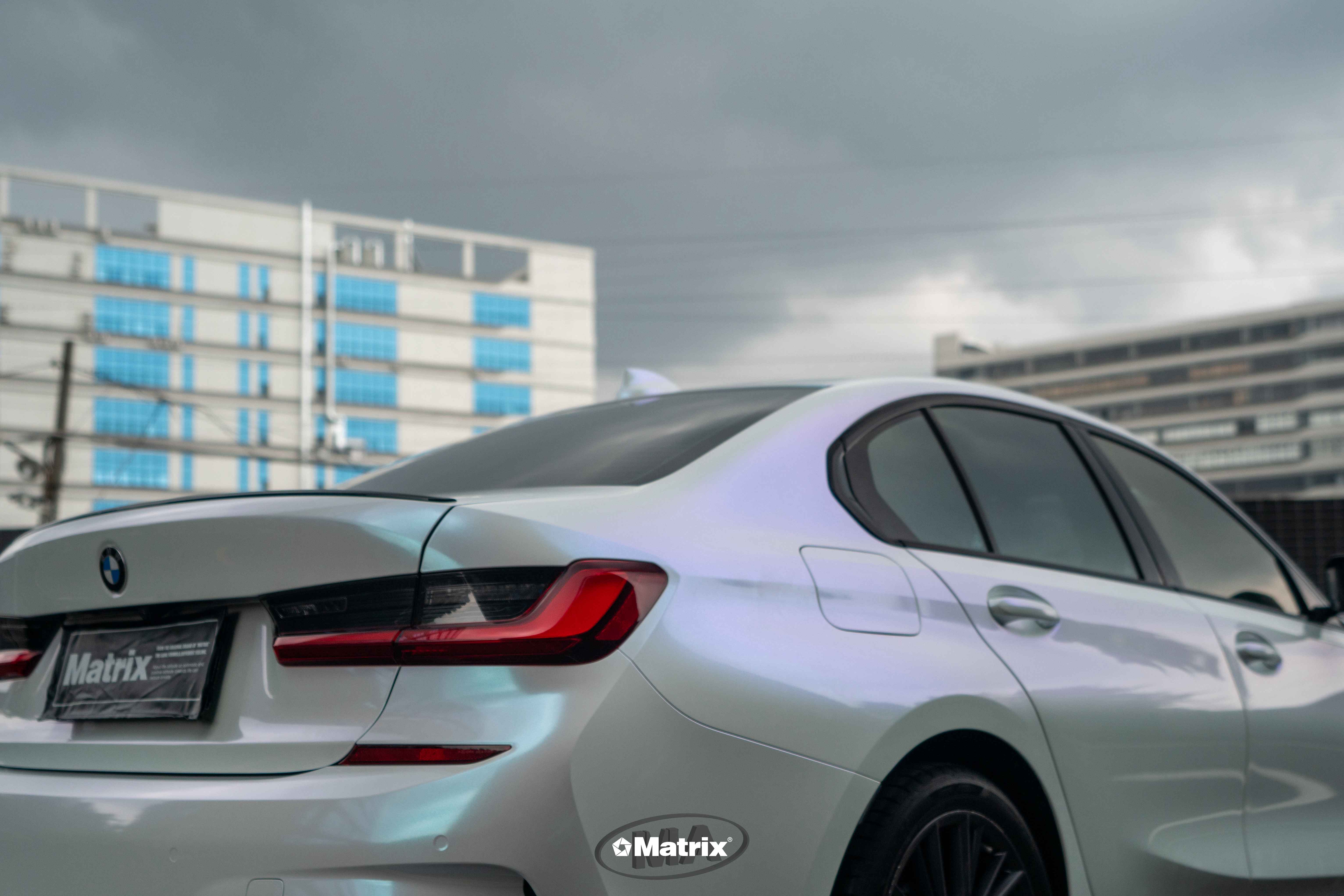 MY625 M-星空白蓝 PET Diamond Blue White 宝马3系