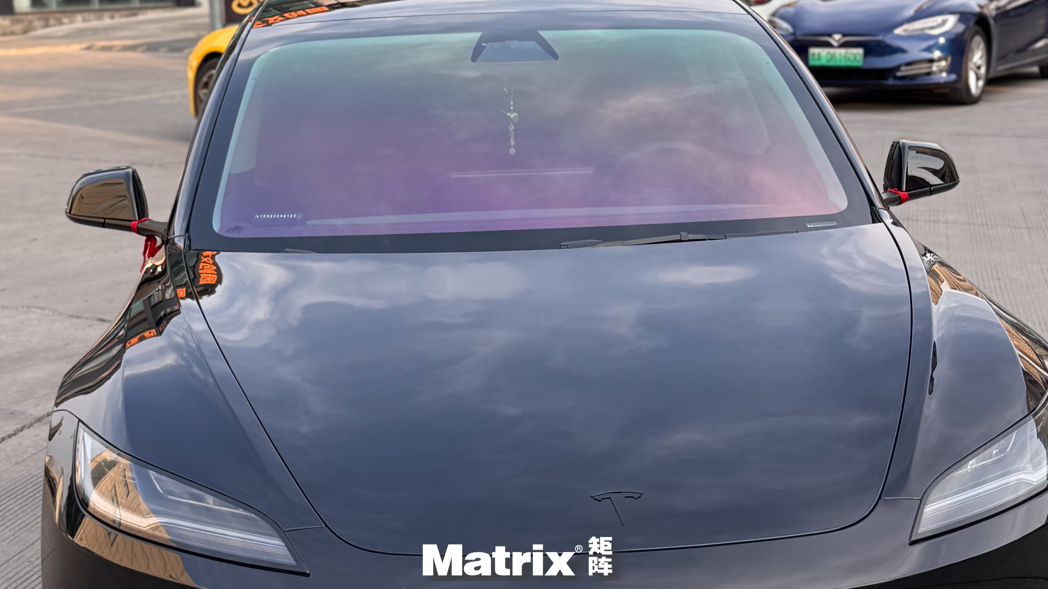前挡  MA11 极光紫  特斯拉Model3
