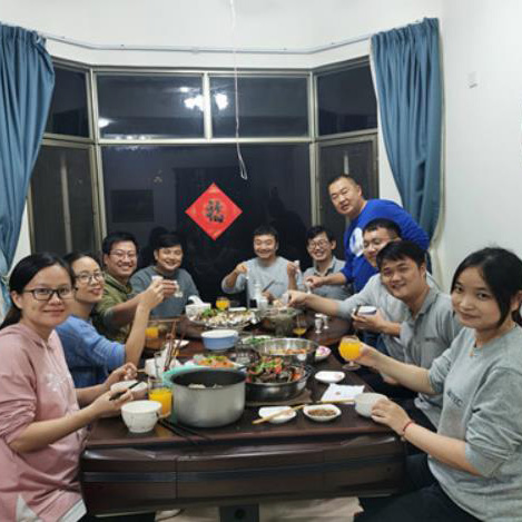 GINTEC Annual Dinner activities in Qingyuan Mei Lin lake