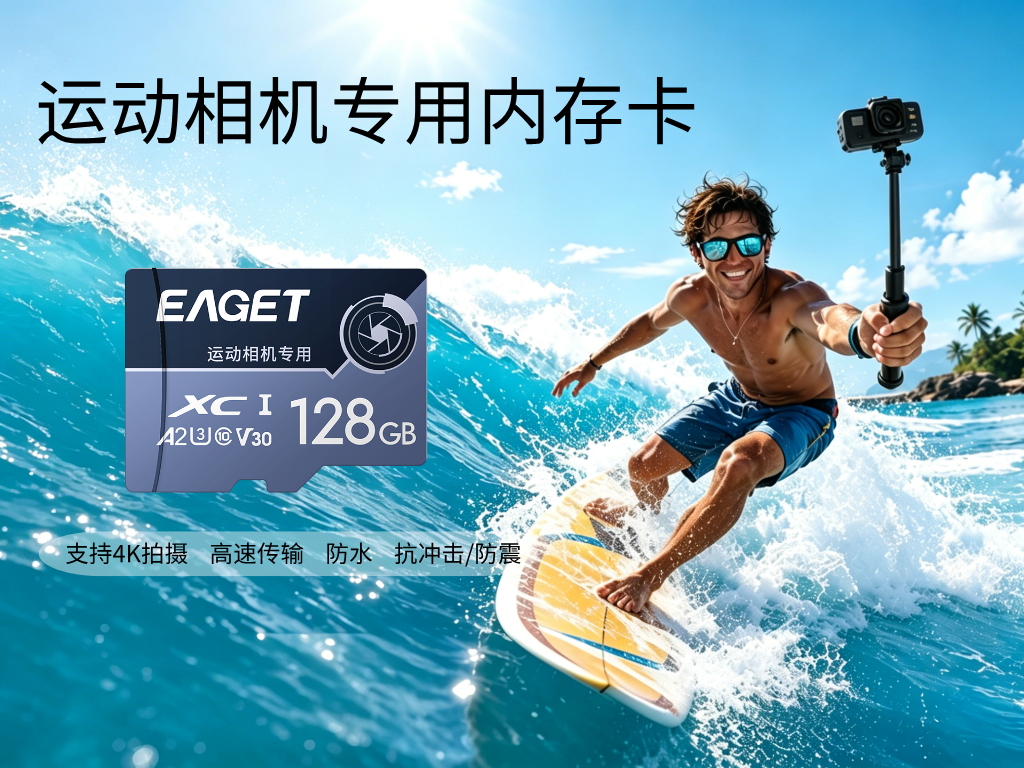 运动相机专用内存卡来啦，你的相机安排没？